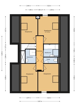 Floorplan - Baanstpoldersedijk 4-426, 4504 PR Nieuwvliet